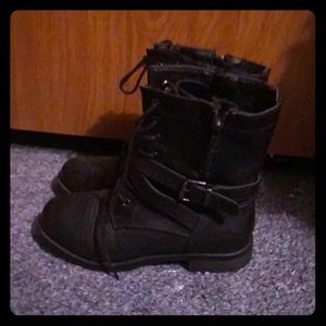 Vintage little girl boots